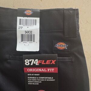 Dickies Black Chinos Flex Fit